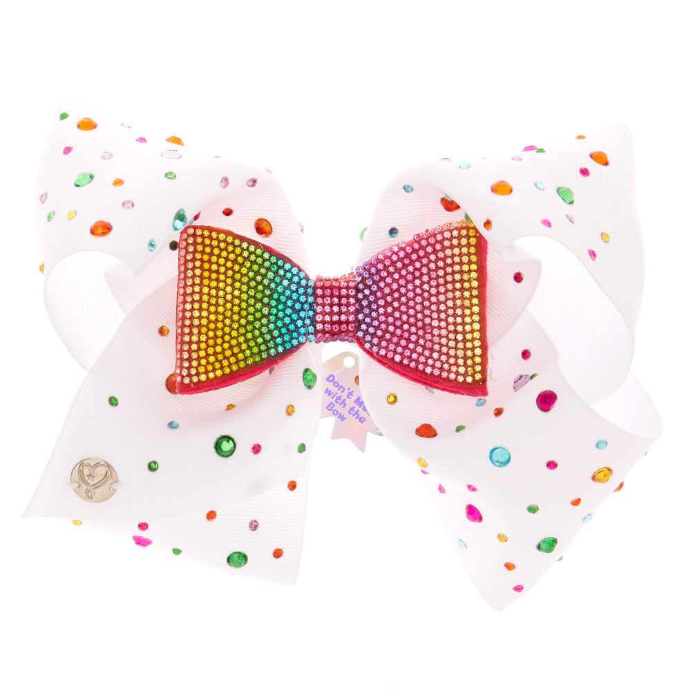 Grand nœud à cheveux Signature Don't Mess With The Bow JoJo Siwa™ - Blanc,