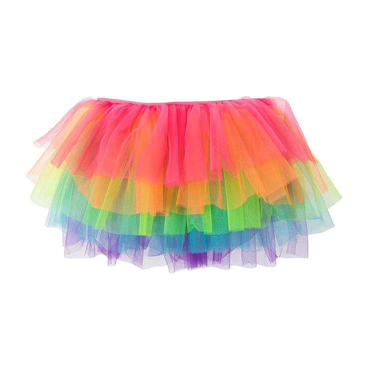 Rainbow Poufy Tutu | Claire's