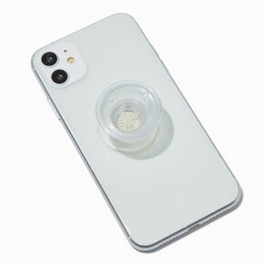 PopSockets&reg; PopGrip - Clear Glitter,