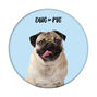 Doug The Pug&reg; PopSocket - Blue,