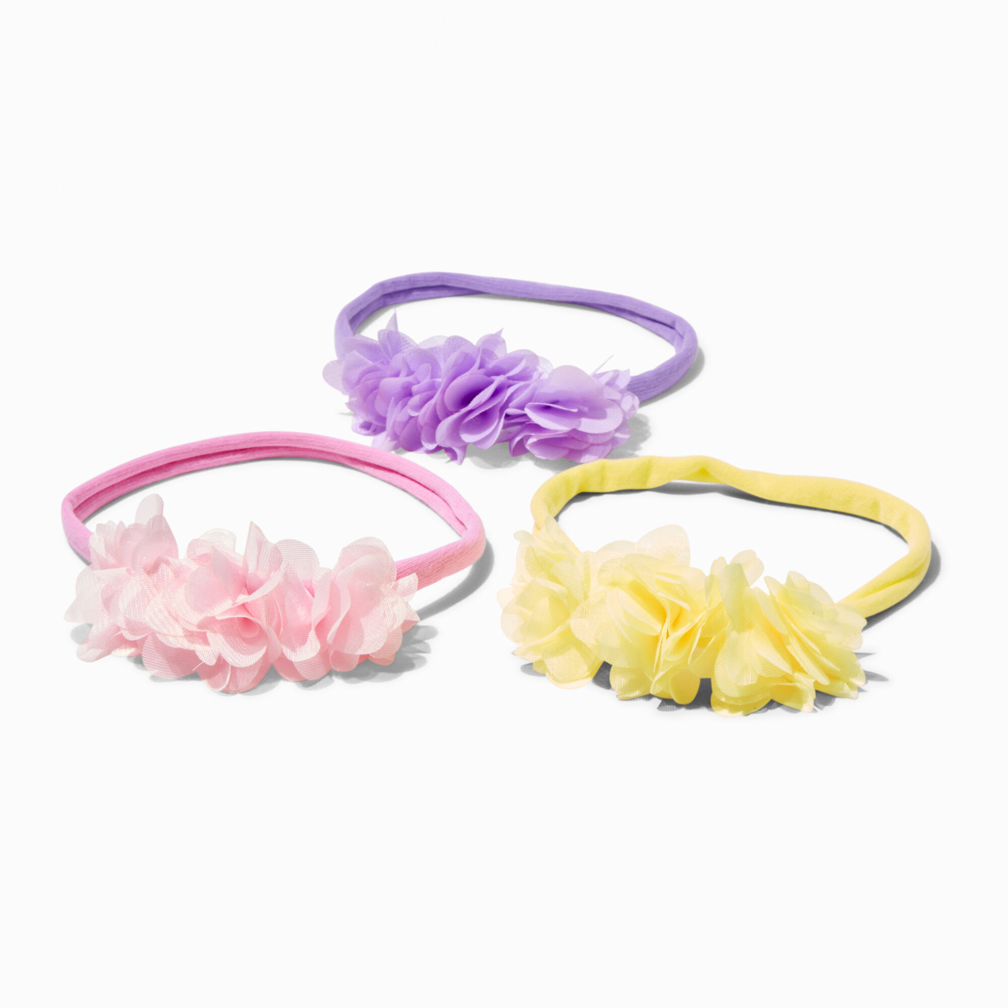 View Claires Club Floral Bow Headwraps 3 Pack information