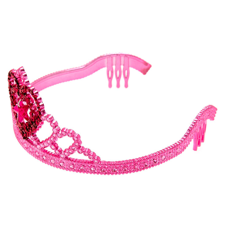 Diad&egrave;me de princesse rose &eacute;tincelant du Claire&#39;s&nbsp;Club,
