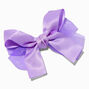 Claire&#39;s Club Lilac Satin Chiffon Hair Bow Clip,