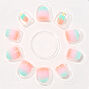 Claire&#39;s Club Ombre Popsicle Square Vegan Press On Faux Nail Set - 10 Pack,