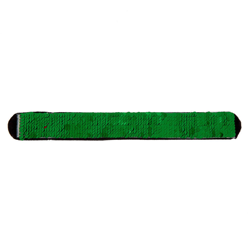 Reversible Sequin Christmas Slap Bracelet,
