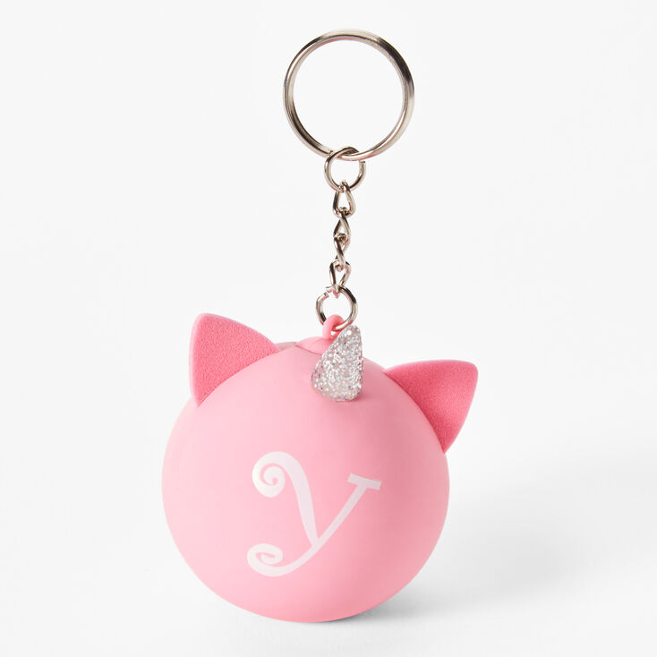 Initial Unicorn Stress Ball Keyring - Y,