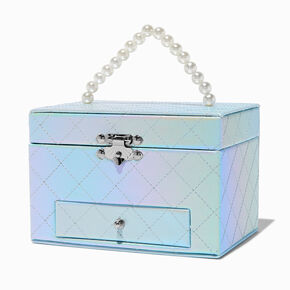 Claire&#39;s Club Starry Quilted Jewelry Box,