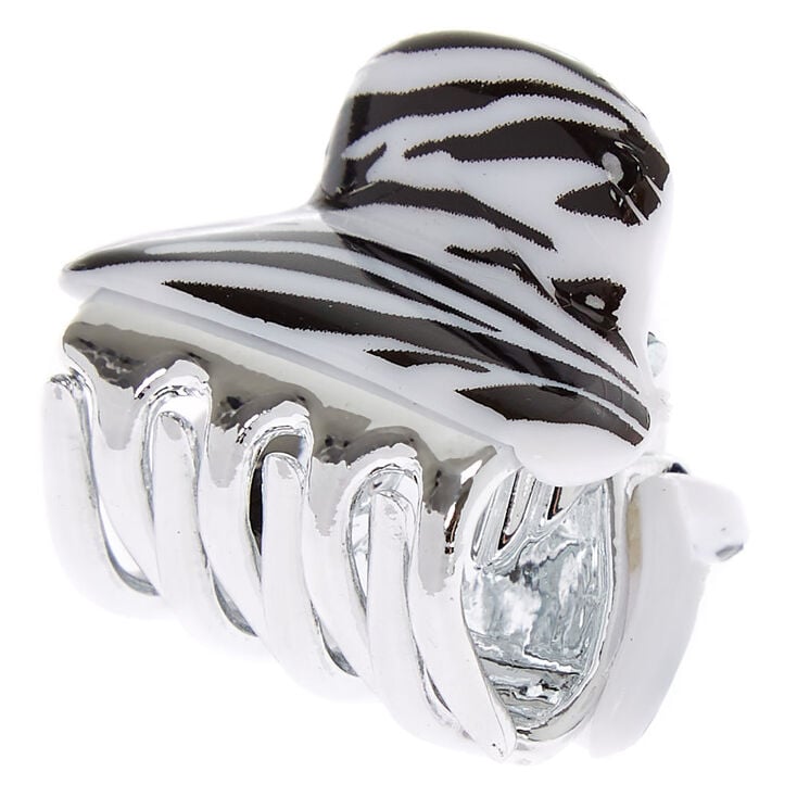 Mini Zebra Hair Claw,