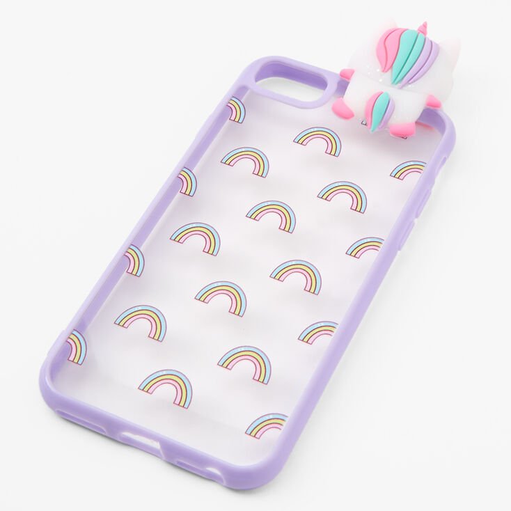 Rainbow Unicorn Peek A Boo Phone Case - Fits iPhone&reg; 6/7/8/SE,