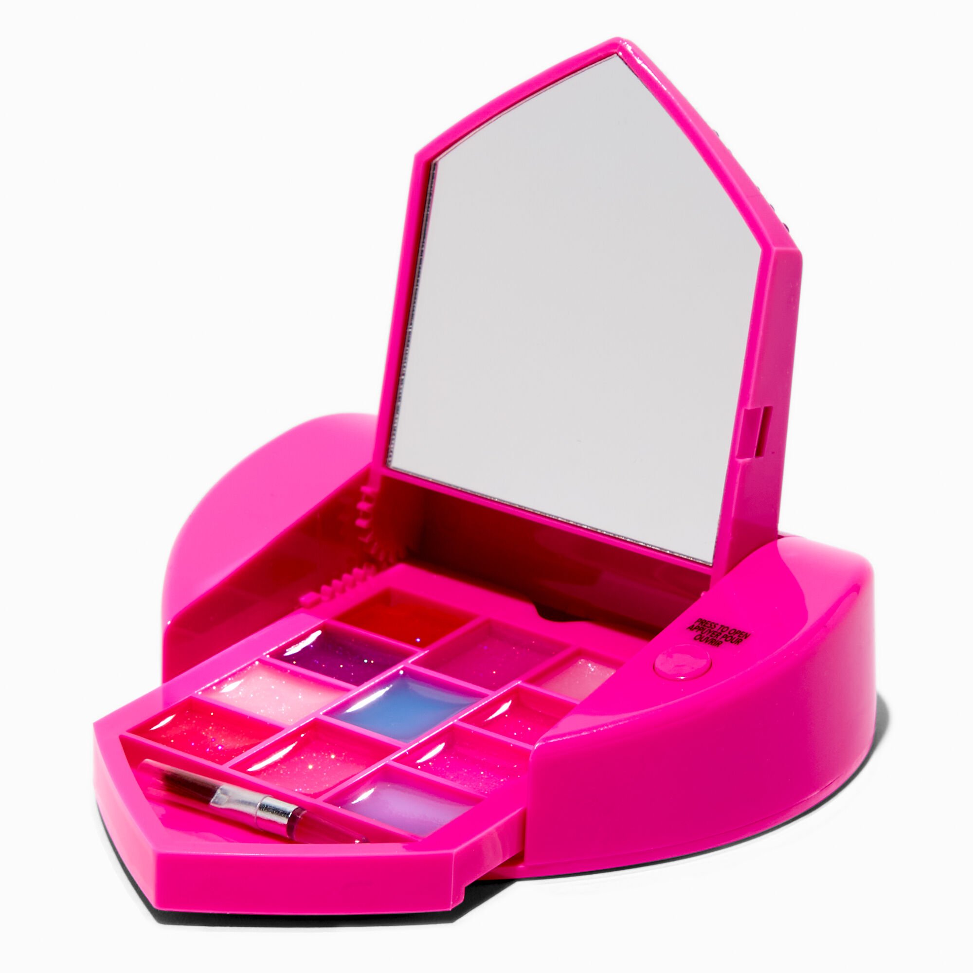 Lot de gloss bling-bling à ouverture mécanique en forme de cœur bonbons Claire's Club,