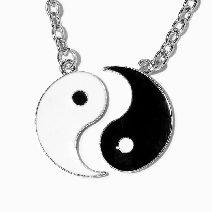 Best Friends Yin Yang Hearts Pom Pom Keychains - 2 Pack,