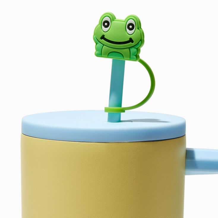 Frog &amp; Rubber Ducky Straw Covers - 2 Pack,