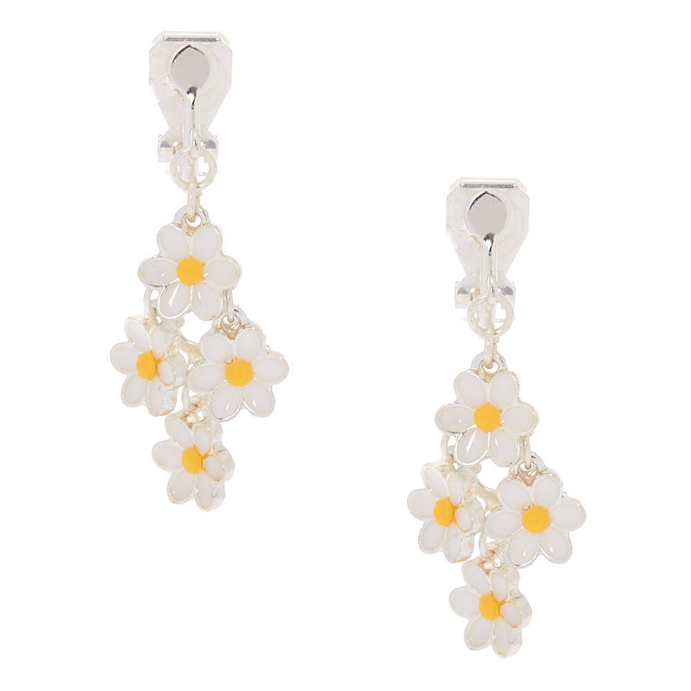 Daisy earrings claire's hot sale