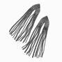 Pendantes pompon cha&icirc;ne couleur h&eacute;matite,