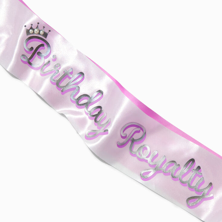 Pink &quot;Birthday Royalty&quot; Sash,