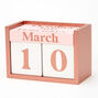 Glitter Block Calendar - Pink,