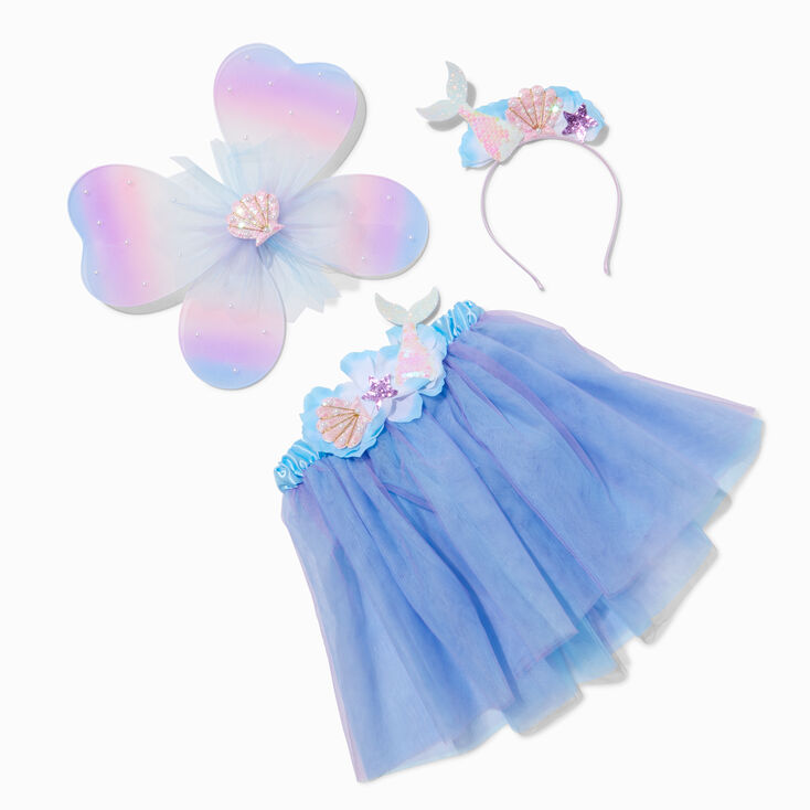Claire&#39;s Club Blue Mermaid Dress Up Set - 3 Pack,