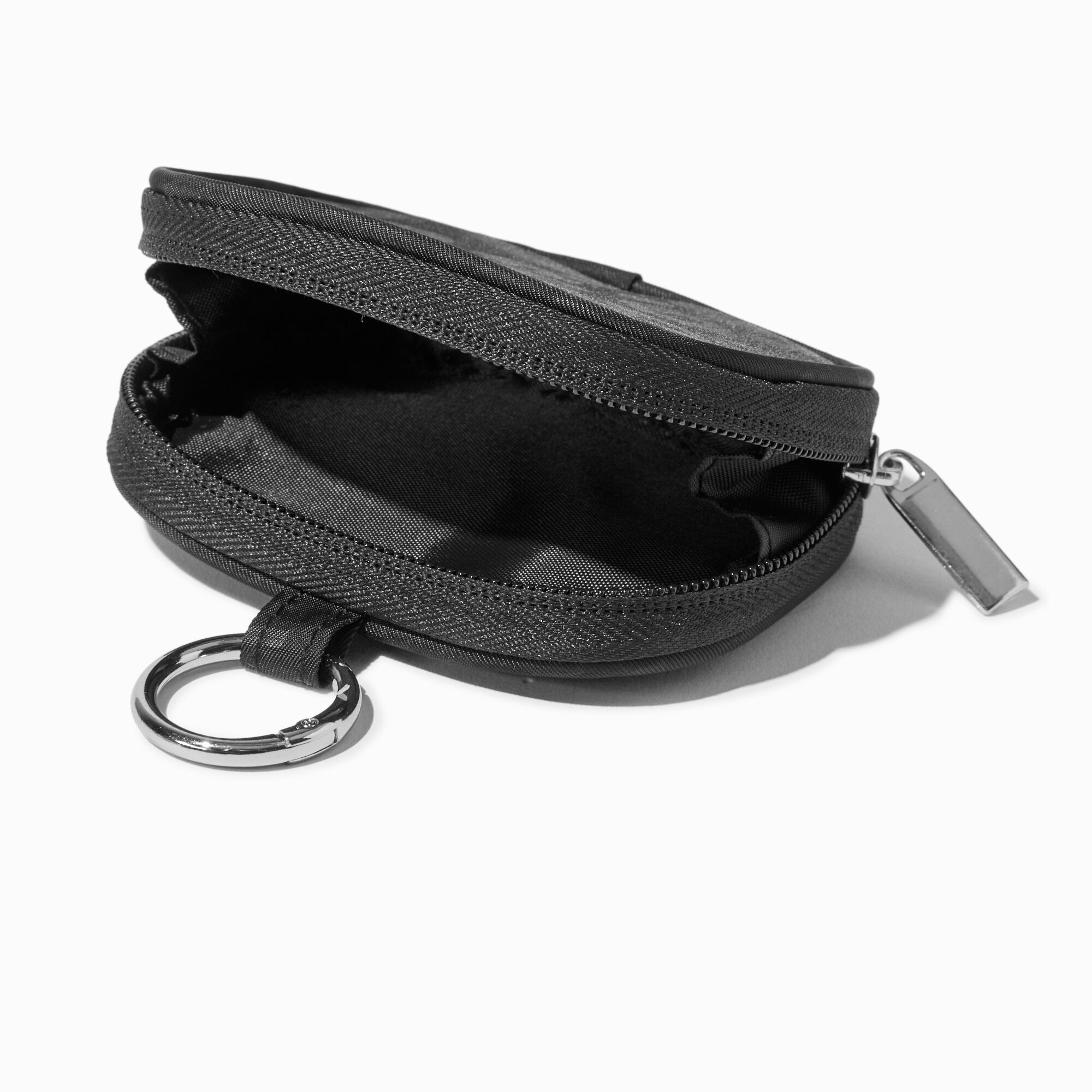 Black Cheetah Nylon Card Case,