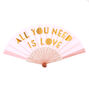 &Eacute;ventail pliant All You Need is Love - Rose,