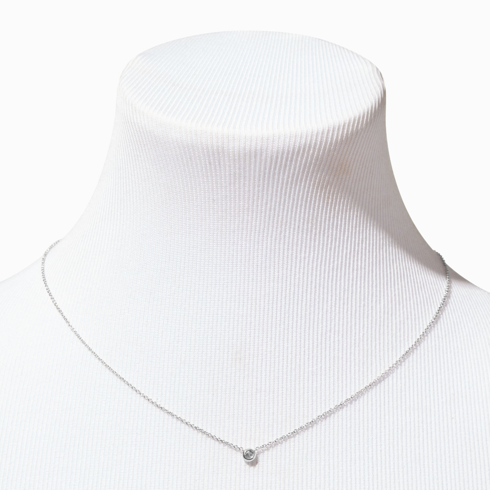 C LUXE by Claire s Sterling Silver 1 10 ct. tw. Lab Grown Diamond
