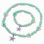 Parure de bijoux perl&eacute;s &eacute;toile de mer Claire&#39;s Club - Lot de 2,