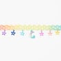 Moon and Stars Anodized Tattoo Choker Necklace,