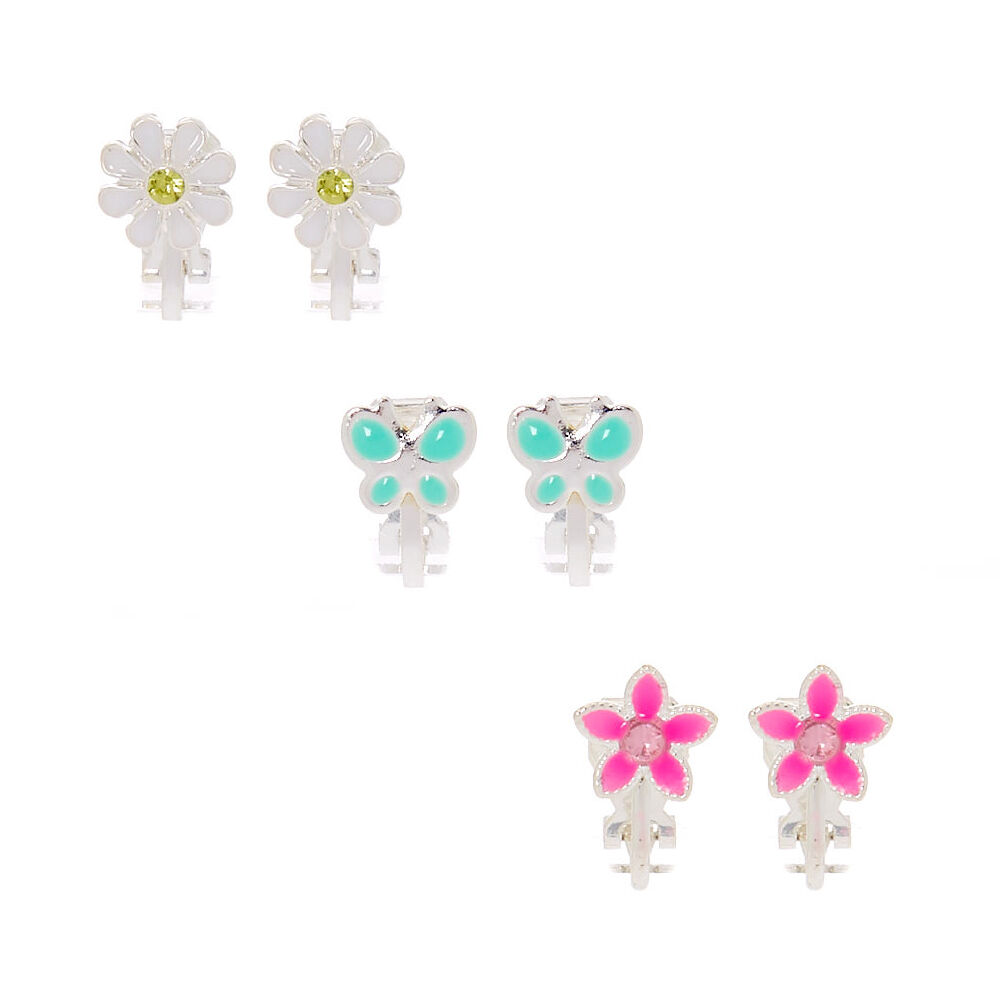 Spring Fling Clip On Earrings - 3 Pack,