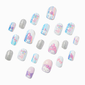 Hello Kitty&reg; And Friends Claire&#39;s Exclusive Snack Shop Stiletto Press On Faux Nails - 20 Pack,