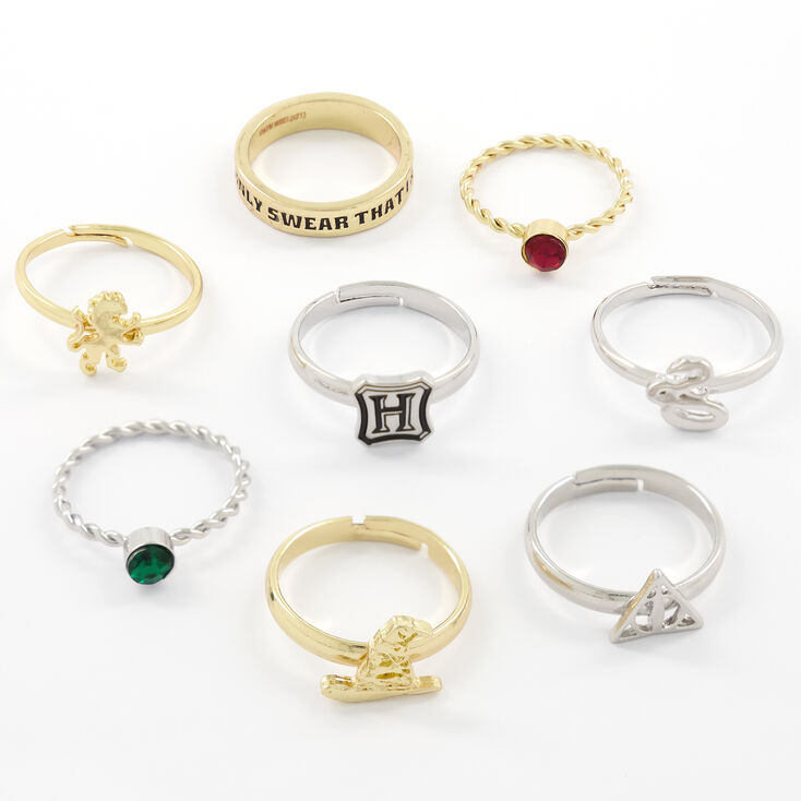 Lot de bagues Harry Potter&trade; - Lot de 8,