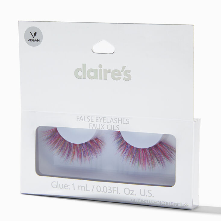 Pink &amp; Purple Vegan False Eyelashes,