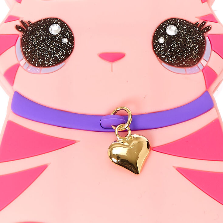 Coque de portable rose avec Emma la chatte - Compatible avec Samsung Galaxy&nbsp;S5,