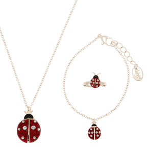 Claire&#39;s Club Ladybug Jewellery Set - 3 Pack,