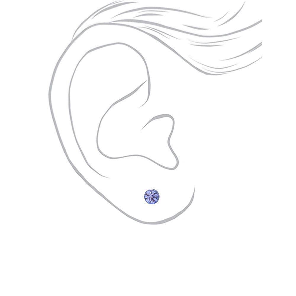 Rainbow Magnetic Stud Earrings - 9 Pack,