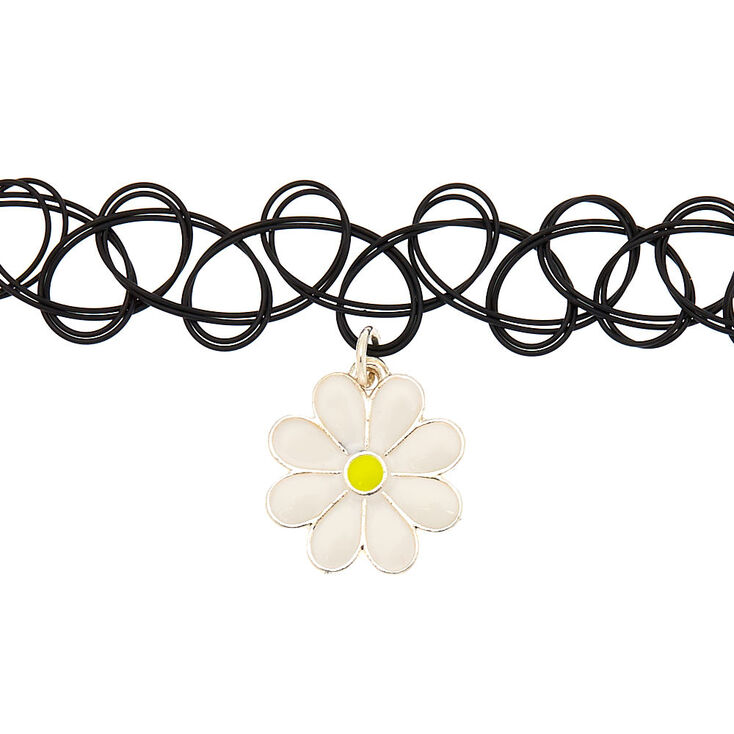 Daisy Tattoo Choker Necklace,