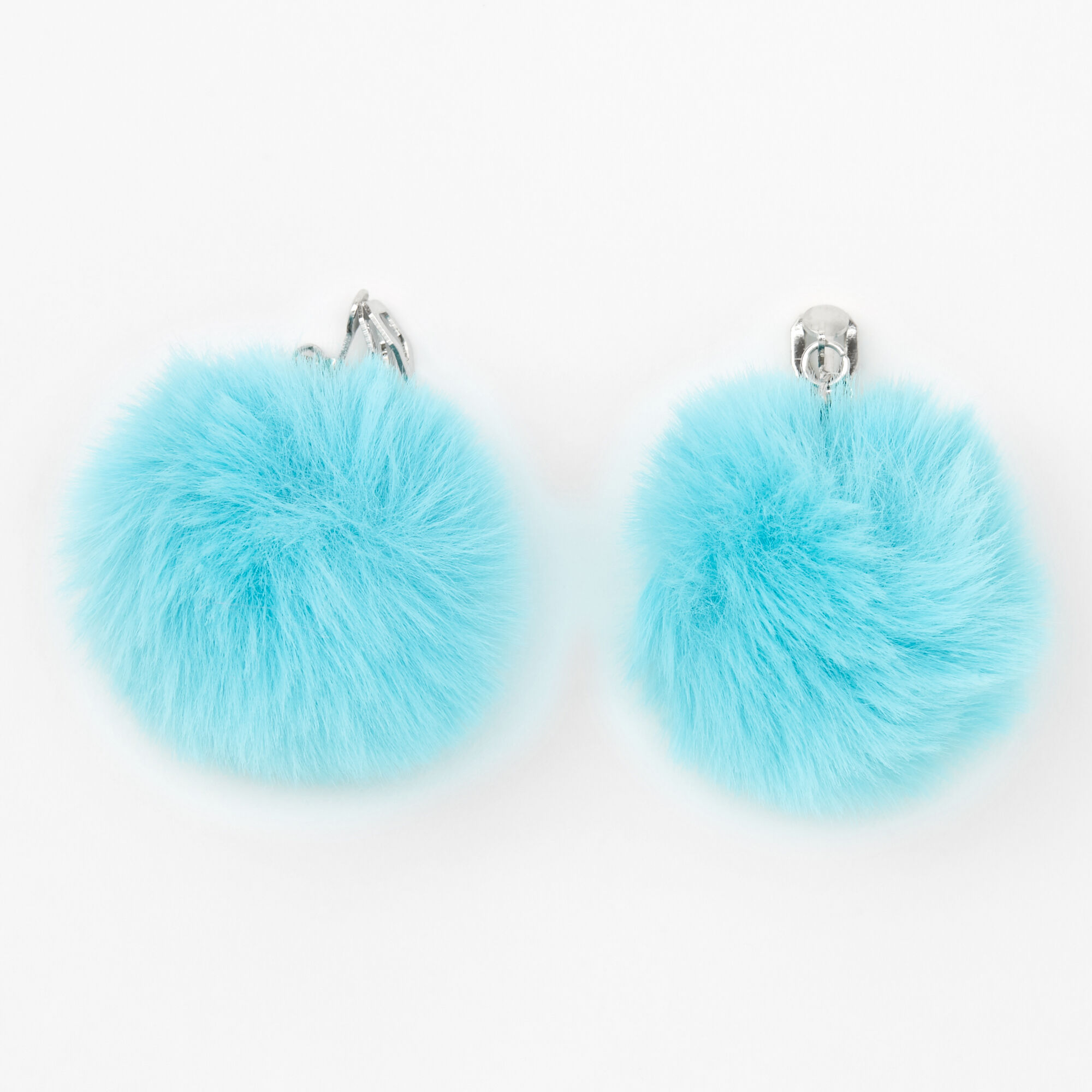 Clip on pom pom earrings clearance