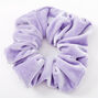 Medium Periwinkle Velvet Hair Scrunchie,