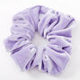 Medium Velvet Hair Scrunchie - Periwinkle,