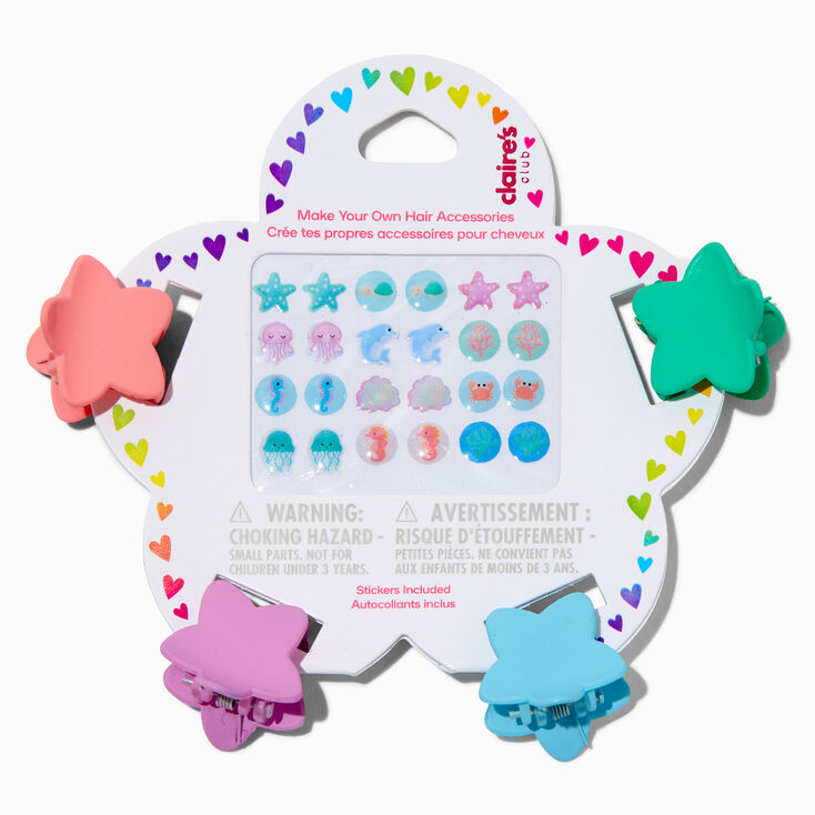Claire&#39;s Club Do-It-Yourself Beach Hair Claw Set,