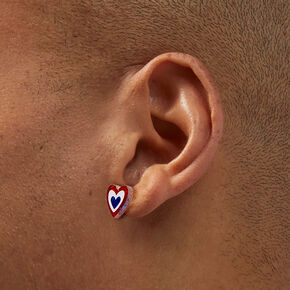 Stars &amp; Stripes Acrylic Icons Stud Earrings - 3 Pack,