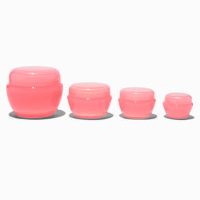 Pink Reusable Travel Bottle Set - 4 Pack,