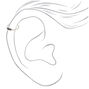 Sterling Silver 22G Bali Twist Cartilage Hoop Earrings - 3 Pack,