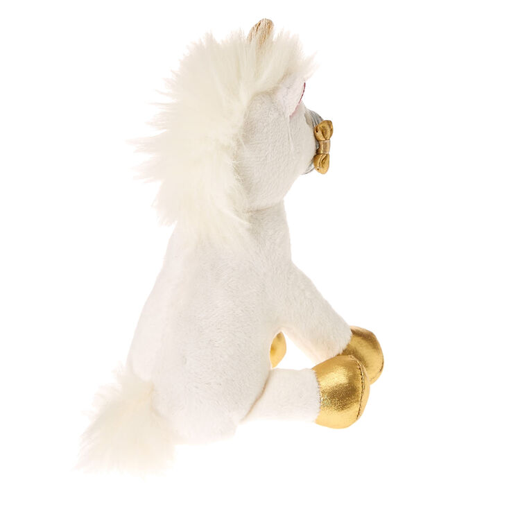 Claire&#39;s Club Small Ariella the Unicorn Soft Toy - White,