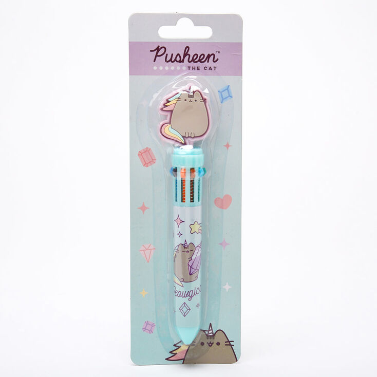 Claire's Stylo 10 couleurs licorne Pusheen™ – Vert menthe