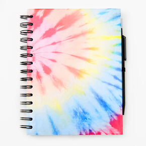 Rainbow Tie Dye Spiral Notebook,