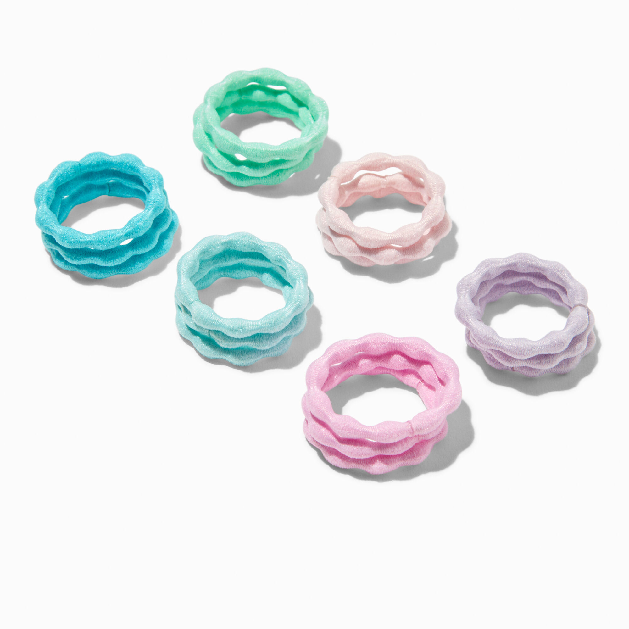View Claires Club Mermaid Bubble Mini Hair Ties 18 Pack information