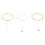 Mixed Metal 22G Braided Nose Hoops &amp; Studs - 6 Pack,