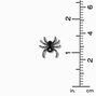 Black Gemstone Spider Stud Earrings,