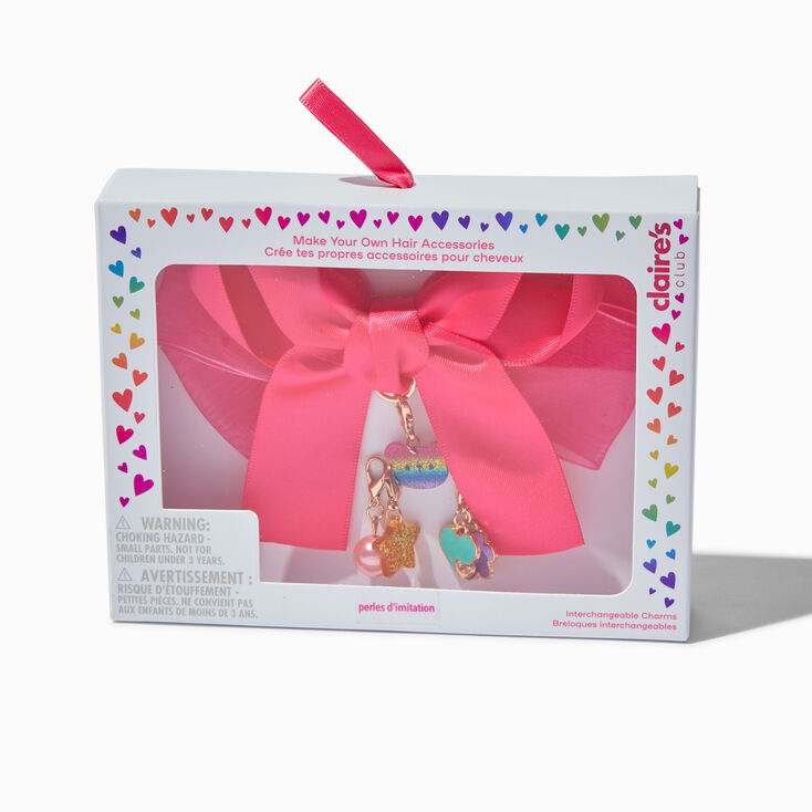 Kit d&#39;accessoires pour n&oelig;ud pour cheveux &agrave; fabriquer soi-m&ecirc;me Claire&#39;s Club,