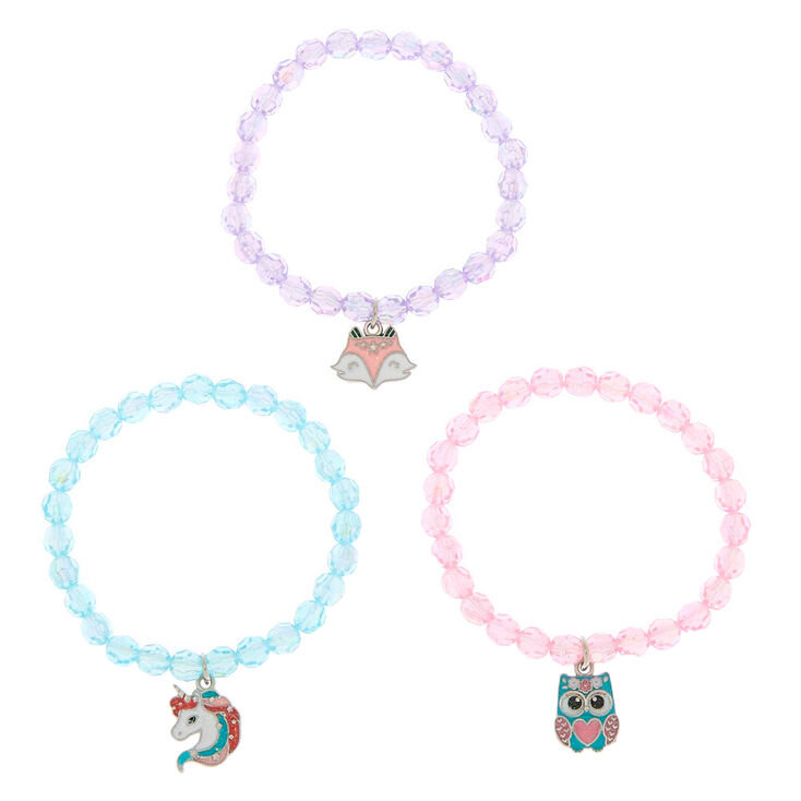 Claire&#39;s Club Beaded Stretch Bracelets - 3 Pack,