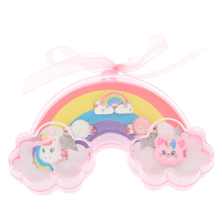 Claire&#39;s Club Rainbow Ring Set - 5 Pack,